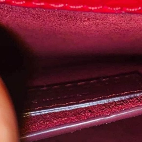 New YSL SUNSETMedium Red Croc black Crossbody Bag - Picture 13 of 14